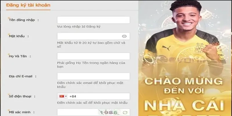 Đăng ký 8XBET trên Android vô cùng đơn giản